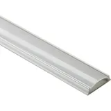 SO-Tech LED Profil-42 biegsam mit opaler Abdeckung LED Streifen bis 12 mm - Silber