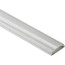 SO-Tech LED Profil-42 biegsam mit opaler Abdeckung LED Streifen bis 12 mm - Silber