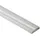 SO-Tech LED Profil-42 biegsam mit opaler Abdeckung LED Streifen bis 12 mm - Silber