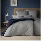 Estella Mako Interlock Jersey Bettwäsche Takoma Kissenbezug einzeln 40x40 cm | grau - grau