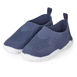 Sterntaler Badeschuhe einfarbig – Baby Aquaschuhe – Unisex Strand Slipper mit flexibler Sohle – schnelltrocknend & leicht - Ideal für Strand & Schwimmbad - Kinder Bademode – Farbe blau, Größe 20