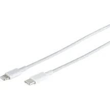 s/conn 14-13051 Lightning-Kabel (1 m, weiß,