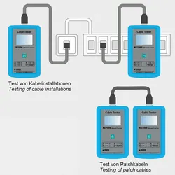 Kurth Electronic Kurth KE 7000 LAN Kabeltester - Gerätepaar