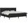 vidaXL Modernes Bett 200 x 200 cm Schwarz