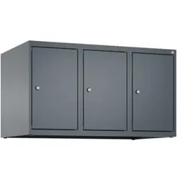 C+P Aufsatzschrank, 7016/7016 500x900x500mm Verschluss Zylinderschloss 3 Abteile