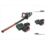 Metabo HS 18 LTX BL 75 Akku Heckenschere 18 V 75 cm Brushless + 2x Akku 8,0 Ah + Ladegerät