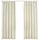 vidaXL Verdunkelungsvorhang Haken 140 x 175 cm Creme 2 Stk.