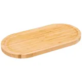 SG Secret de Gourmet Ovaler Bambusteller 30 x 15 cm braun