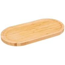 SG Secret de Gourmet Ovaler Bambusteller 30 x 15 cm braun