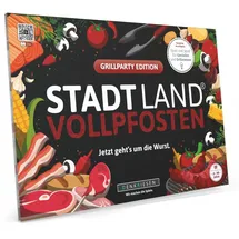 Denkriesen Stadt Land Vollpfosten - Grillparty Edition "Jetzt geht's um die Wurst"