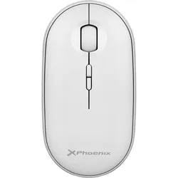PHOENIX TECHNOLOGIES Phoenix Rebble Raton Inalambrico Bluetooth O 2.4 Ghz Con Receptor Usb Clic Silencioso Para Porttil Notebook Pc Chomebook Mac Col