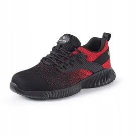 Procera Sicherheitsarbeitsstiefel sehr leicht FLY RED PROTECTIVE SHOES S1 45 - Rot - 45