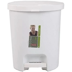 CURVER Abfallkorb mit Pedal 25 l weiß