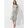 ALBA MODA Midikleid Weiß/Grün 44