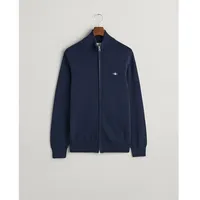 GANT Casual Vollreißverschluss Pullover Evening Blue 3XL