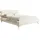 Selsey Polsterbett Mit Bettkasten, Cremeweiß mit goldenen Metallfüßen, 140 cm