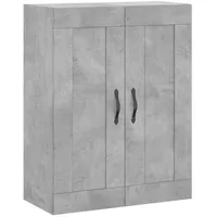 VidaXL Wandschrank Betongrau 69,5x34x90 cm Holzwerkstoff