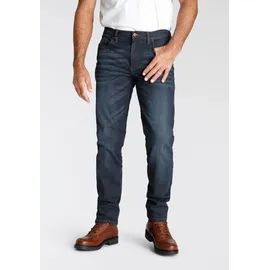 Arizona Stretch-Jeans gerade Beinform, niedrige Leibhöhe, mit Gürtelschlaufen Gr. 34 Länge 34, dark blue used, , 89056509-34 Länge 34