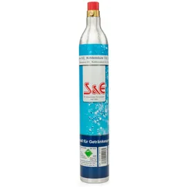 Cago CO2-Zylinder silber + 6 x 425 g für 60 l Sprudelwasser