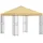 vidaXL Pavillon 3 x 3 m inkl. 4 Seitenteile Creme