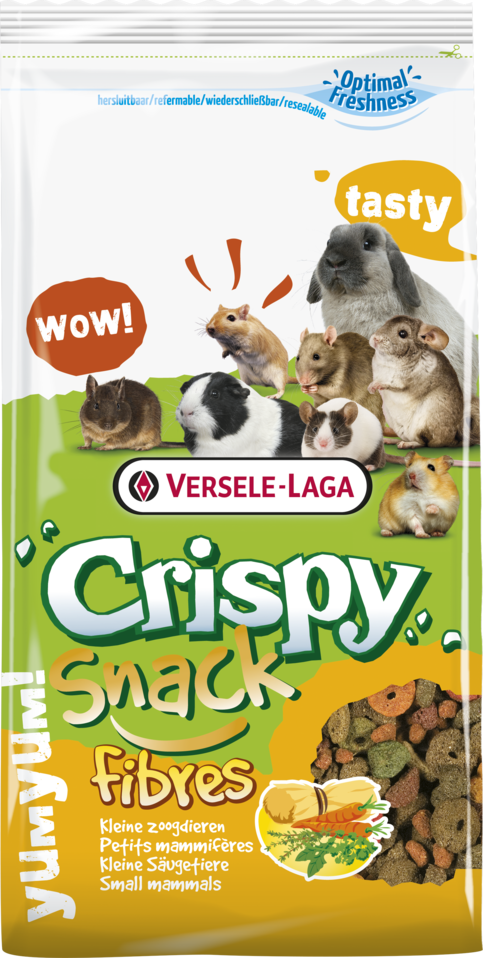 VERSELE-LAGA Knusper-Snack-Fasern 650g - Ergänzungsfuttermittel für Kaninchen und Nager (Rabatt für Stammkunden 3%)