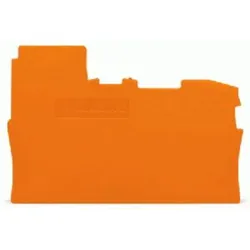 10St. Wago 2002-7192 Abschluss u. Zwischenplatte orange 20027192
