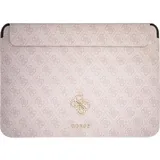 GUESS 4G Metal Logo Computer Sleeve (13"), Notebooktasche, Pink
