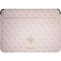 GUESS 4G Metal Logo Computer Sleeve (13"), Notebooktasche, Pink