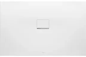 V&B Duschwanne Squaro Infinity 80x70x4cm, Alm., Eck-Einbau re gg Wand