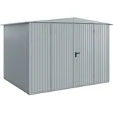 Hörmann Metall-Gerätehaus Berry Classic mit Satteldach Typ 3, 324 x 248 cm,fenstergrau,8 m2
