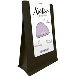 GRAFiK WERKSTATT Mütze in der Tüte Komplimente - lila - ONESIZE