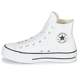 Converse Chuck Taylor All Star Platform Leather High Top white/black/white 41,5