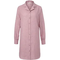 Tchibo - Flanell-Nachthemd - Damen - Gr. L - rosé