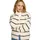 Zero Strickjacke mit Streifen Patch Cream/Dark Blue L