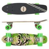 FunTomia Miniskateboard Mini-Board Skateboard mit Mach1 ABEC-9 Kugellager aus Ahornholz grün