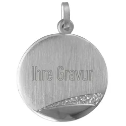 trendor 87776 Herren Anhänger mit Gravur 925 Silber