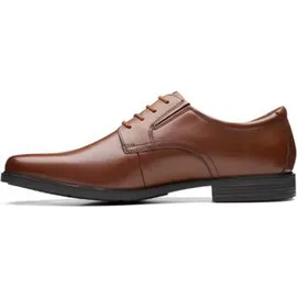 CLARKS Howard Walk Schuhe Dark Tan Lea 46