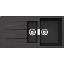 Schock Spüle PRIMUS D-150 in ONYX - Schwarz