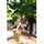 Zebra Technologies Alex Gartentisch 220 x 100 x 75 cm graphit/teak