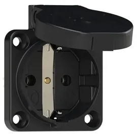 PCE Anbau-Steckdose IP54 Schwarz