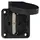 PCE Anbau-Steckdose IP54 Schwarz