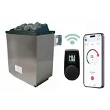 Karibu Saunaofen Karibu 9 kW + Steuergerät huum 'uku wifi' mit App Steuerung