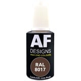 Alex Flittner Designs Lackstift RAL 8017 Schokoladenbraun glänzend 20ml Reparaturstift Acryl Retuschierlack Reparaturlack Holz Metall Möbel Bad