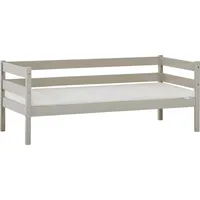 Hoppekids Einzelbett »ECO Comfort Kinderbett, Kiefer Massivholz, Jugendbett inkl. Rollrost«, 70x160 cm, wahlweise in verschieden Farben/ Matratze/ Absturzsicherung, grau