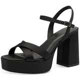 TAMARIS Da.-Sandalette für Damen, schwarz, Größe 37 EU