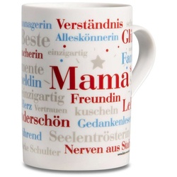 Deine Wörter Tasse Kaffeebecher Mama, Porzellan