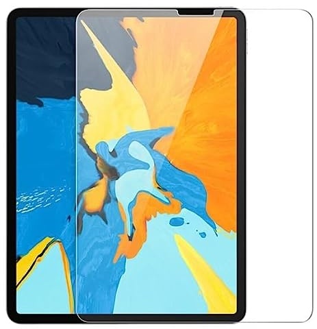 Generisch iPad Pro 12.9 2018 Panzerglas Schutzfolie Displayfolie Hart-Glas Full Abdeckung 9H & Modellnummer: A1876, A2014, A1983