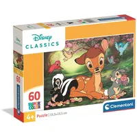 CLEMENTONI Disney Classics Kinder Puzzle 60 Teile - Puzzle 33,5 x 23,5 cm für Kinder ab 4 Jahre - Puzzle von Clementoni 26319