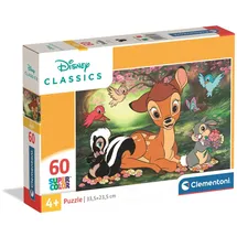 CLEMENTONI Disney Classics Kinder Puzzle 60 Teile - Puzzle 33,5 x 23,5 cm für Kinder ab 4 Jahre - Puzzle von Clementoni 26319