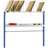 rocholz Packtischanbausystem Holz 1600/2000 mm blau